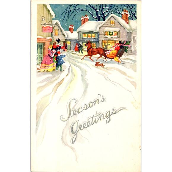 Vintage 1950s MCM Unused Stationery Authentic 10 Greeting Cards- Lot #2 - Picture 10 of 11